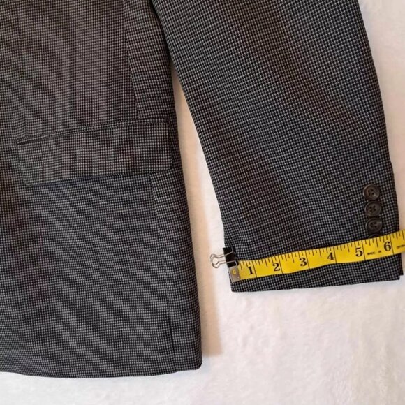 Lauren Ralph Lauren Blazer Mens 48R Gray Wool Two‎ Button Jacket - Picture 10 of 11